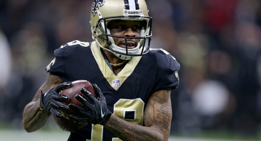 Ted Ginn Jr. scored a deep touchdown on Sunday night.