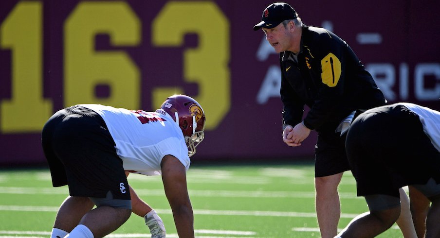 USC defensive coordinator Clancy Pendergast is looking for discipline from his defense on Friday.