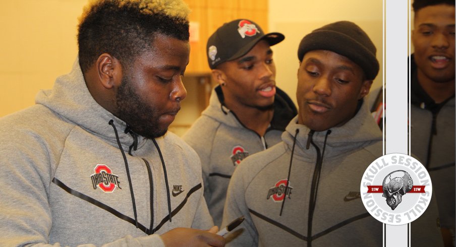 Bobby Landers and the G.O.A.T. sign autographs for the December 28 2018 Skull Session