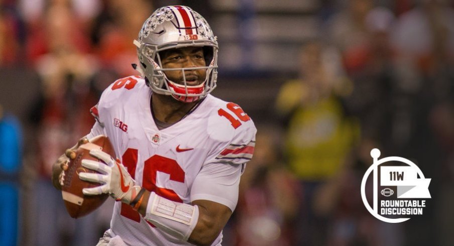 It's hard to believe but just 60 minutes remain in J.T. Barrett's Ohio State career. (Photo: Trevor Ruszkowski-USA TODAY Sports)