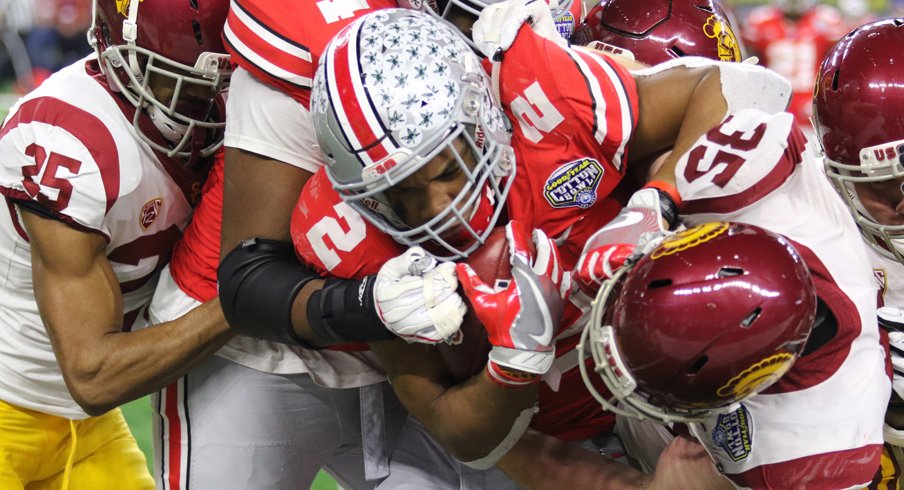 J.K. Dobbins vs. USC in the Cotton Bowl