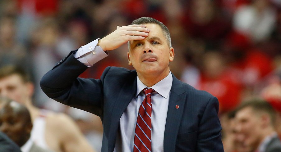 Chris Holtmann coaches Ohio State to upset of Michigan State.