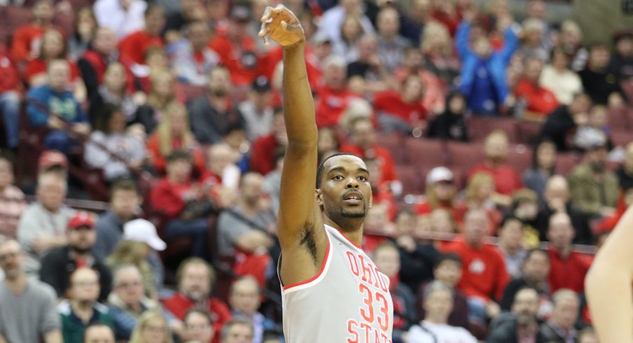 Ohio State hit 17 three-pointers against Maryland.