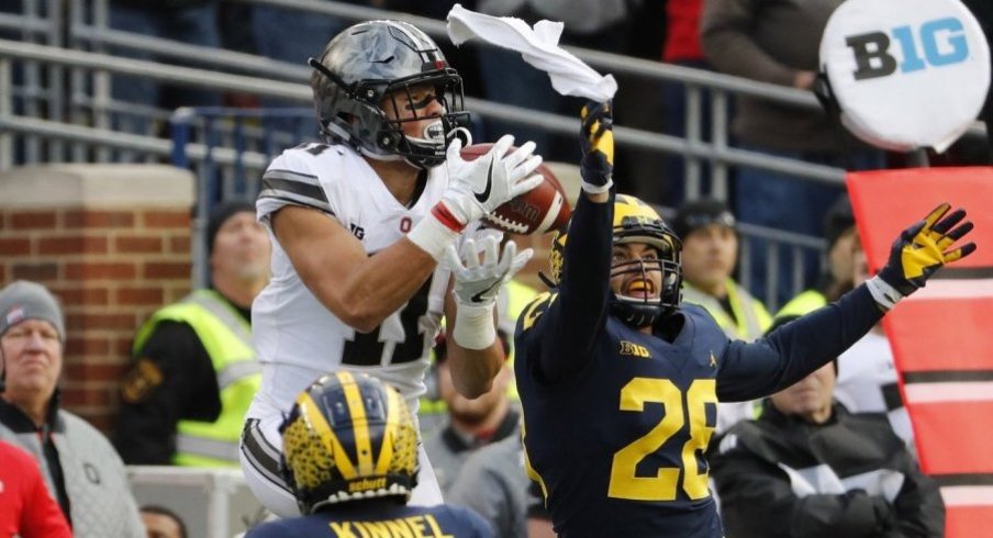 Austin Mack's 33-yard grab against Michigan may have been Ohio State's catch of the year.