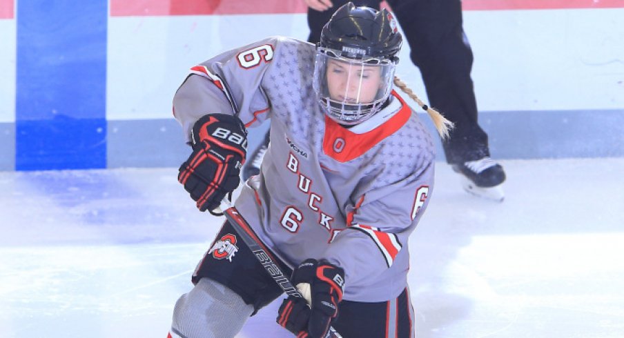 Buckeye defenseman, Lauren Boyle. 