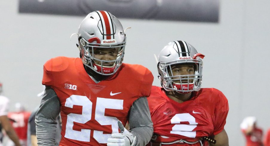 Mike Weber and J.K. Dobbins