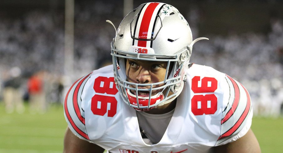 Dre'Mont Jones headlines Ohio State's interior defensive line.