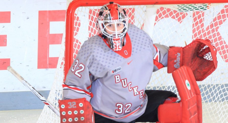 Kassidy Sauve posted a program record ninth shutout en route to the team's record-setting 21st win.