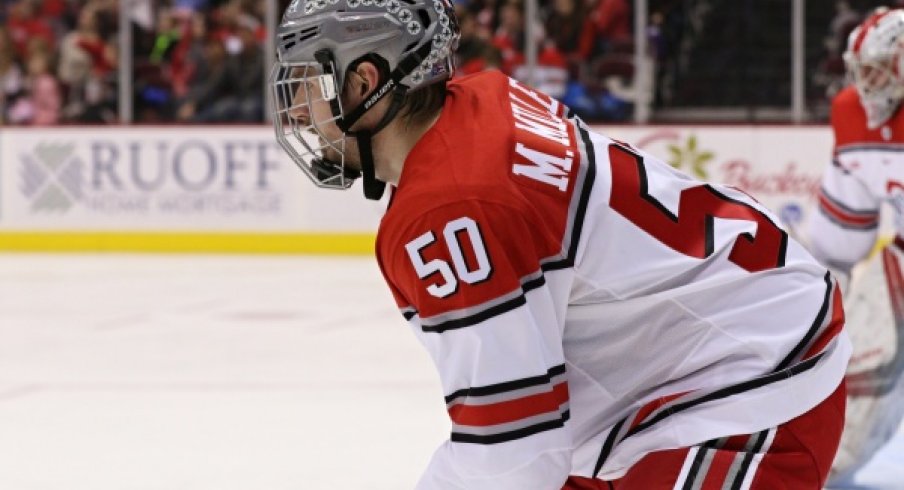 Matt Miller scored the Buckeyes' lone goal in a loss to Minnesota.