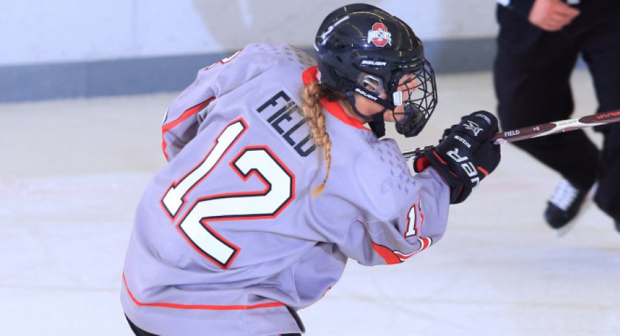 Maddy Field scored the Buckeyes' lone goal in a 2-1 loss to Bemidji State.