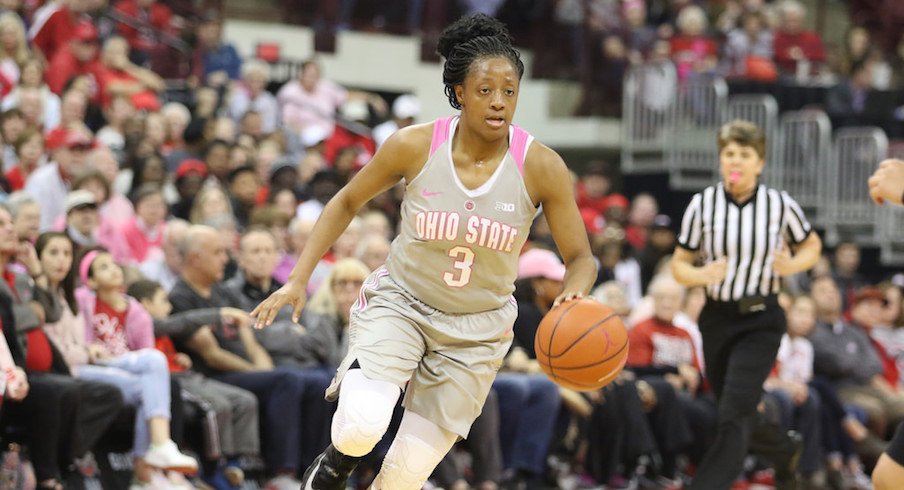 Ohio State honored Kelsey Mitchell on Senior Day.