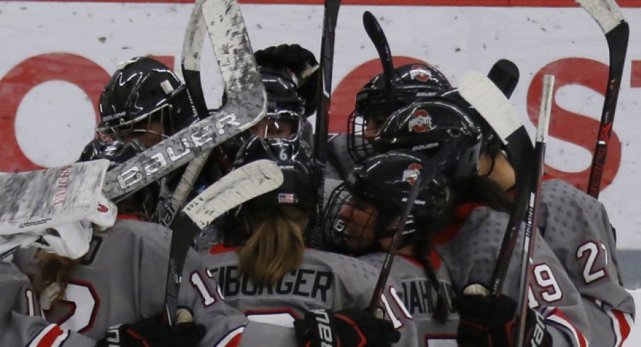 The Buckeyes host the Mavericks in the first round of the WCHA playoffs.