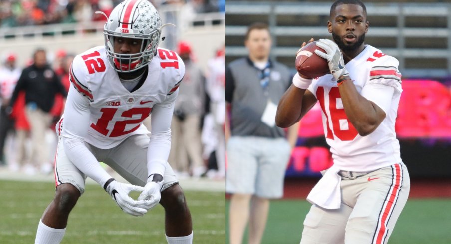 Denzel Ward and J.T. Barrett