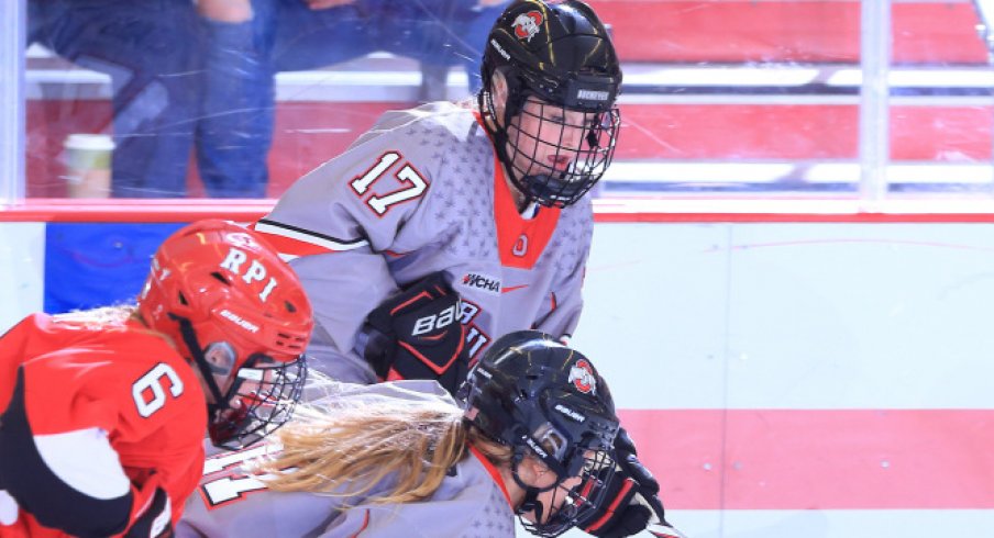 Emma Maltais and Tatum Skaggs lead the Buckeye offense into a WCHA semifinal showdown with Minnesota.