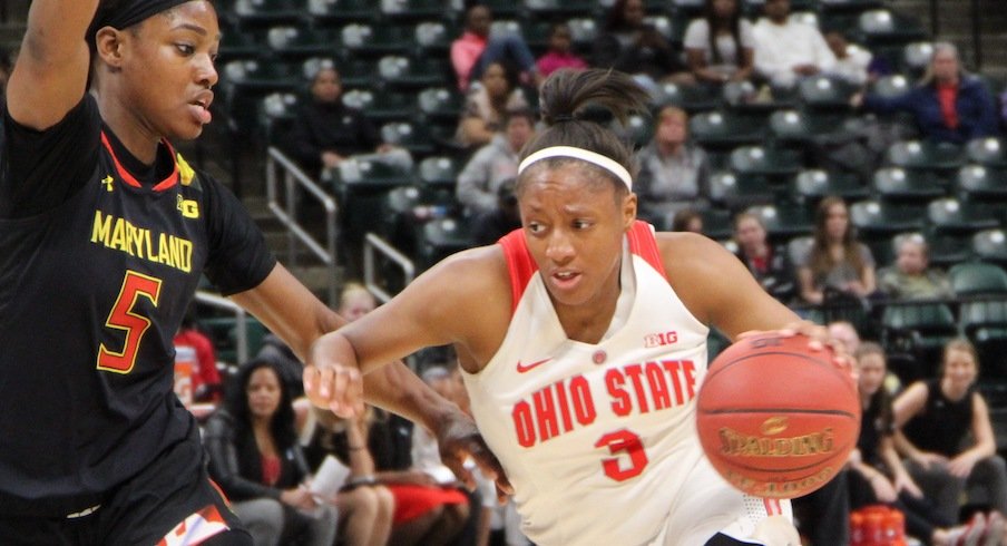 Kelsey Mitchell led the way for the Buckeyes.