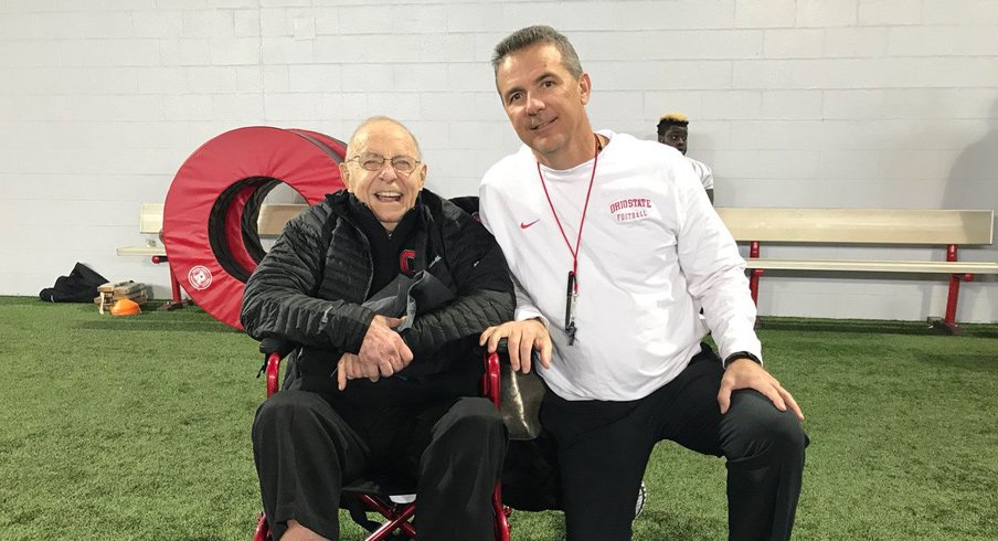 Urban Meyer and Earle Bruce