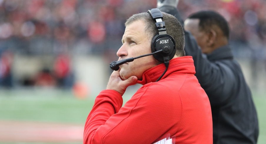 Ohio State defensive coordinator Greg Schiano