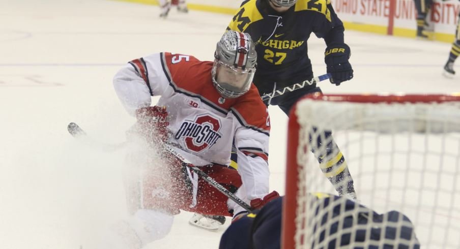 Ohio State men's hockey player Brendon Kearney