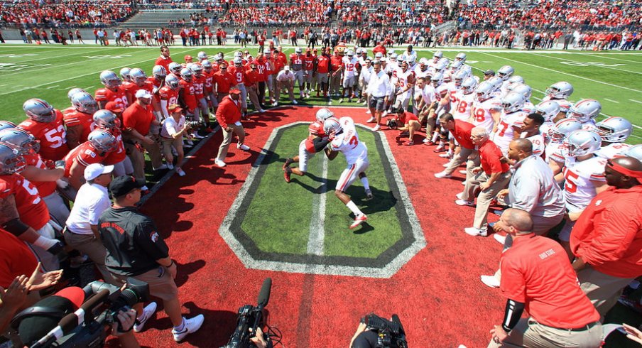 Ohio State's 'Circle Drill' is one of the many variations of Bud Wilkinson's famous drill still being practiced today.