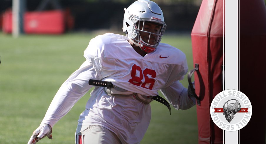 Dre'Mont Jones shakes the March 20 2018 Skull Session