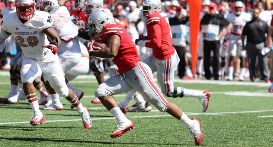 Ohio State running back J.K. Dobbins