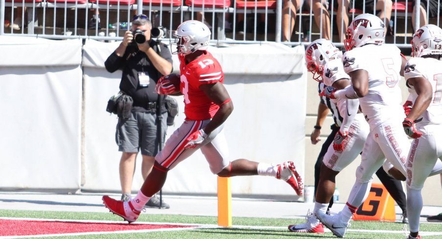 Rashod Berry made quite a splash early in the season after running through, over, and around the entire UNLV defense on one play.