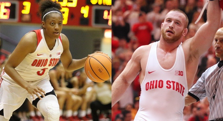 Kelsey Mitchell and Kyle Snyder