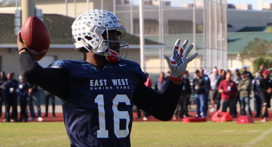 J.T. Barrett at the East-West Shrine Game