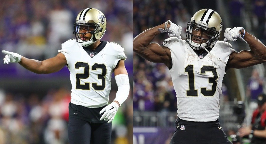 Marshon Lattimore and Michael Thomas