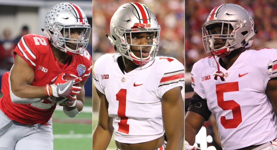 J.K. Dobbins, Jeffrey Okudah and Baron Browning