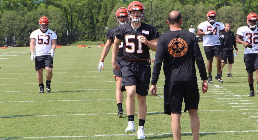 Nick Seme (51), Sam Hubbard (94) and Billy Price (53)