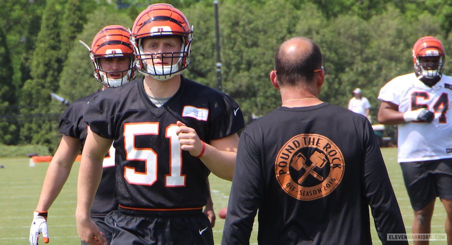 Nick Seme at Cincinnati Bengals rookie minicamp