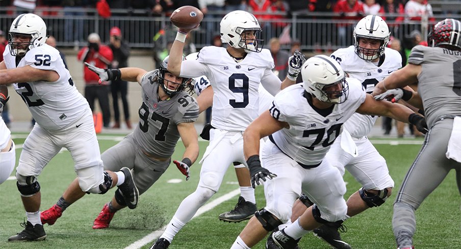 Ohio State's defensive line will look to stymie Trace McSorley and the Nittany Lions in Happy Valley.