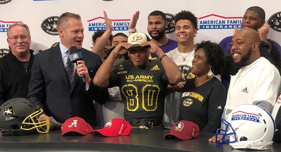 Purdue signee Rondale Moore had offers from all of the national powers.