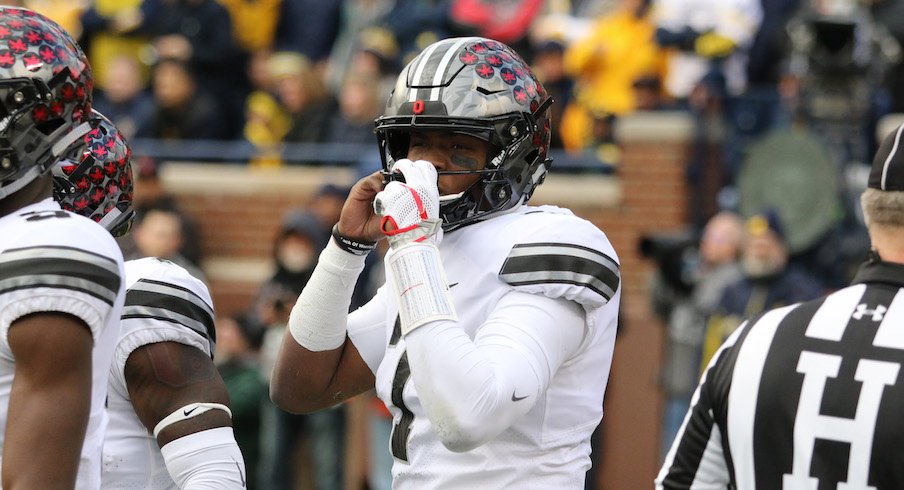 Dwayne Haskins during Ohio State's 2017 game at Michigan.