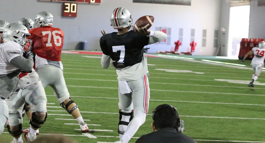 Dwayne Haskins will take the reins of Ohio State's offense this fall, thanks in large part to his ability to drive the ball downfield.