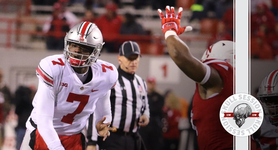 Dwayne Haskins throws a rope to the June 26 2018 Skull Session