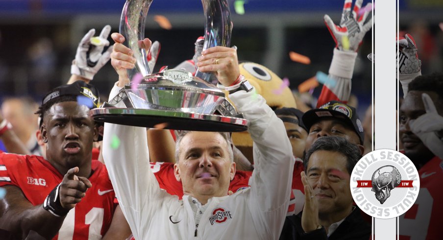 Urban Meyer lifts the July 6 2018 Skull Session