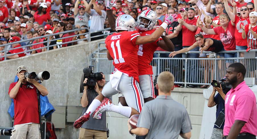 Austin Mack and Parris Campbell will be two key components for Brian Hartline. 