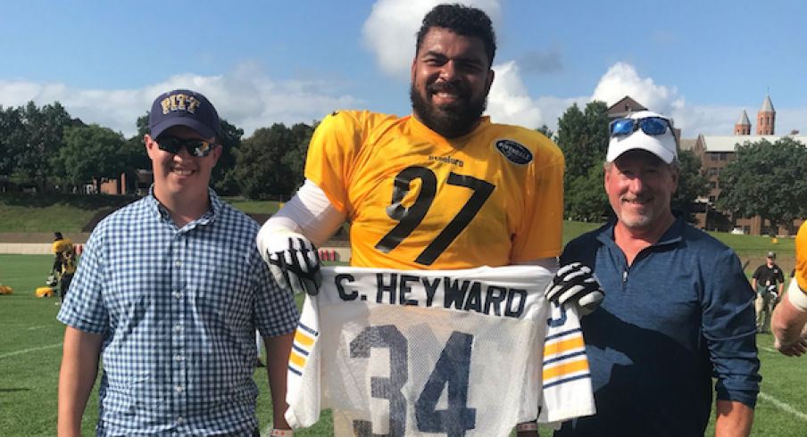 Cameron Heyward given a piece of family history.