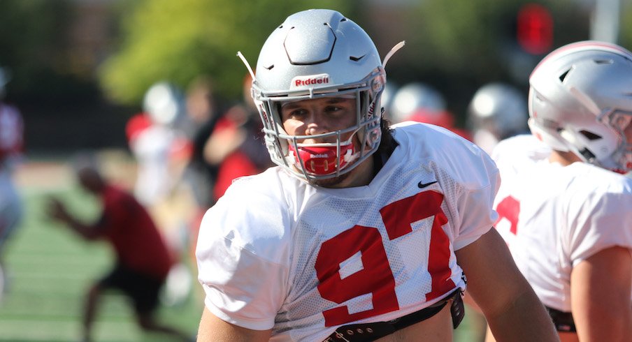 Nick Bosa during 2017 fall camp