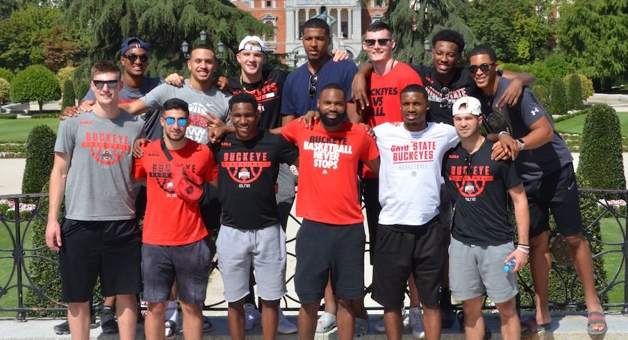 The Ohio State men's basketball team took to Spain for a team trip.