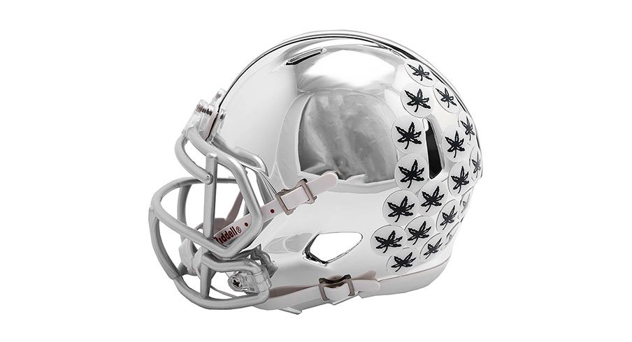Chrome Ohio State Helmet