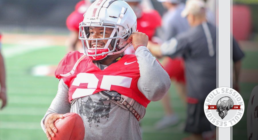 Mike Weber is happy to be in the Wednesday Skull Session.