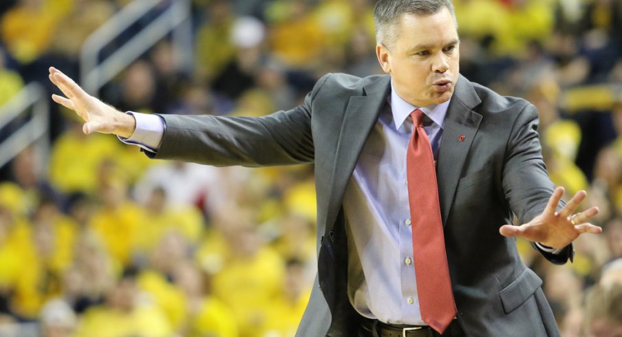 Ohio State basketball coach Chris Holtmann led the Buckeyes to a 25-9 record in 2017-18.