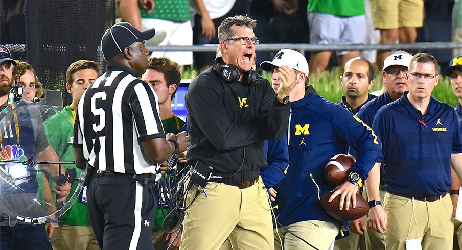 It was the same old same old for Jim Harbaugh and the Wolverines.