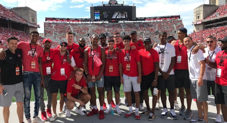 Four-star recruit EJ Lidell was in Columbus this past weekend, making an official visit.