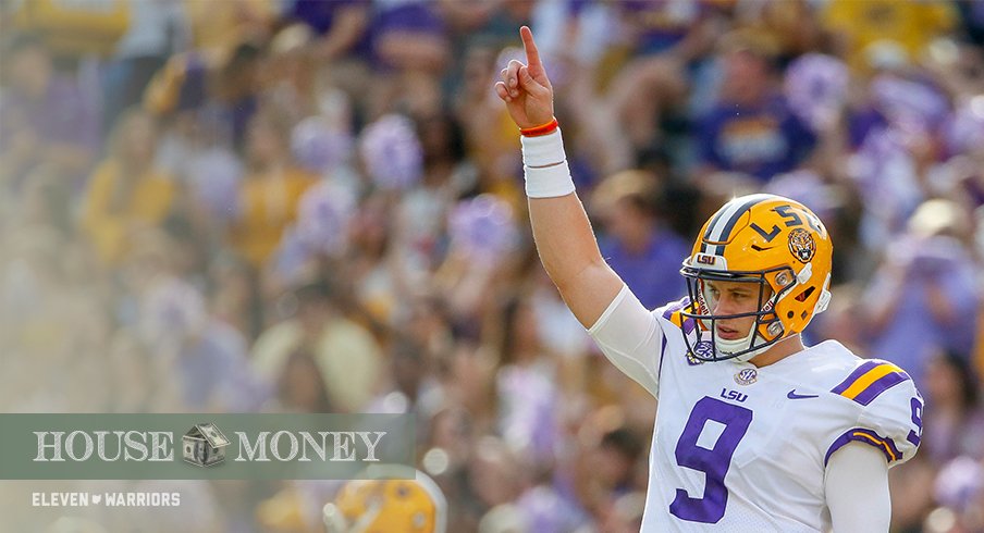 Joe Burrow and the Tigers face a tough test with a weekend trip to Auburn. 