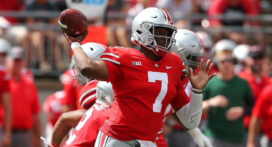 Ohio State quarterback Dwayne Haskins