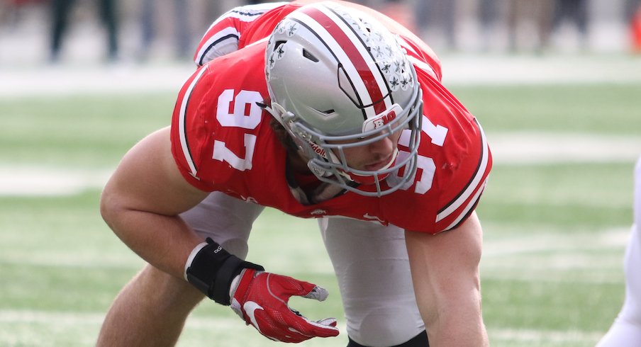 Tariq Cole hasn't given up a sack against Nick Bosa.